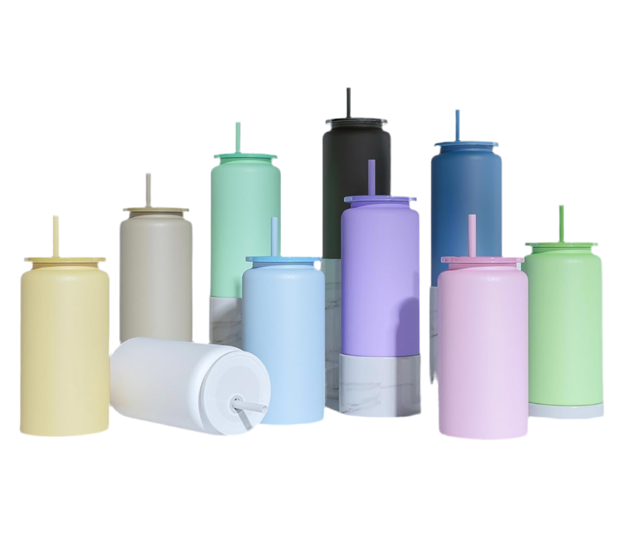 16 oz Matte Stainless Steel Cups