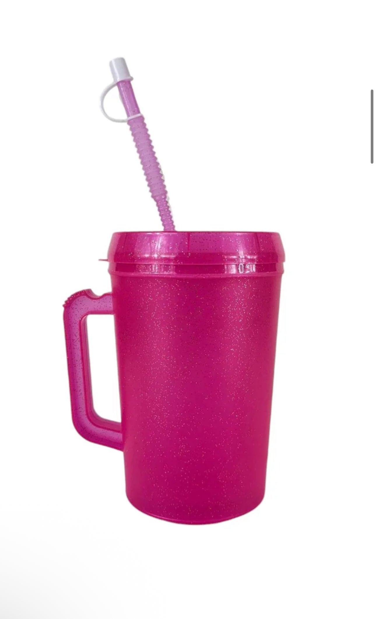 Decked Out Glitter Hip Sip Mega Mug